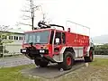 原配備綠島機場之E-One P-150 Titan 4×4消防車。