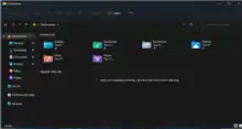 引入了新的文件檔案總管,替換了Windows 8中的功能區工具欄