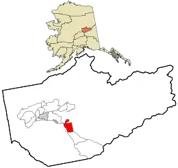 埃爾森空軍基地Eielson Air Force Base的位置