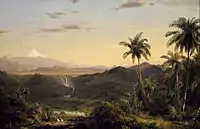 《科托帕希火山》，1855年