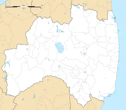 2011年4月福島地震在福岛县的位置