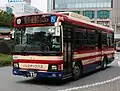 2009年首次引入的日野車輛（Rainbow II（日语：），超低地台巴士）