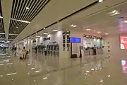 位於交通转换層的售票处