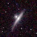 NGC1888和NGC1889,NGC1889是左上角上的小星系