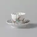 江戶時代柿右衛門樣式（英语：）茶碗與茶托