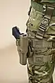 英國軍隊為L131A1而採用的Radar 1957 6661三級槍套
