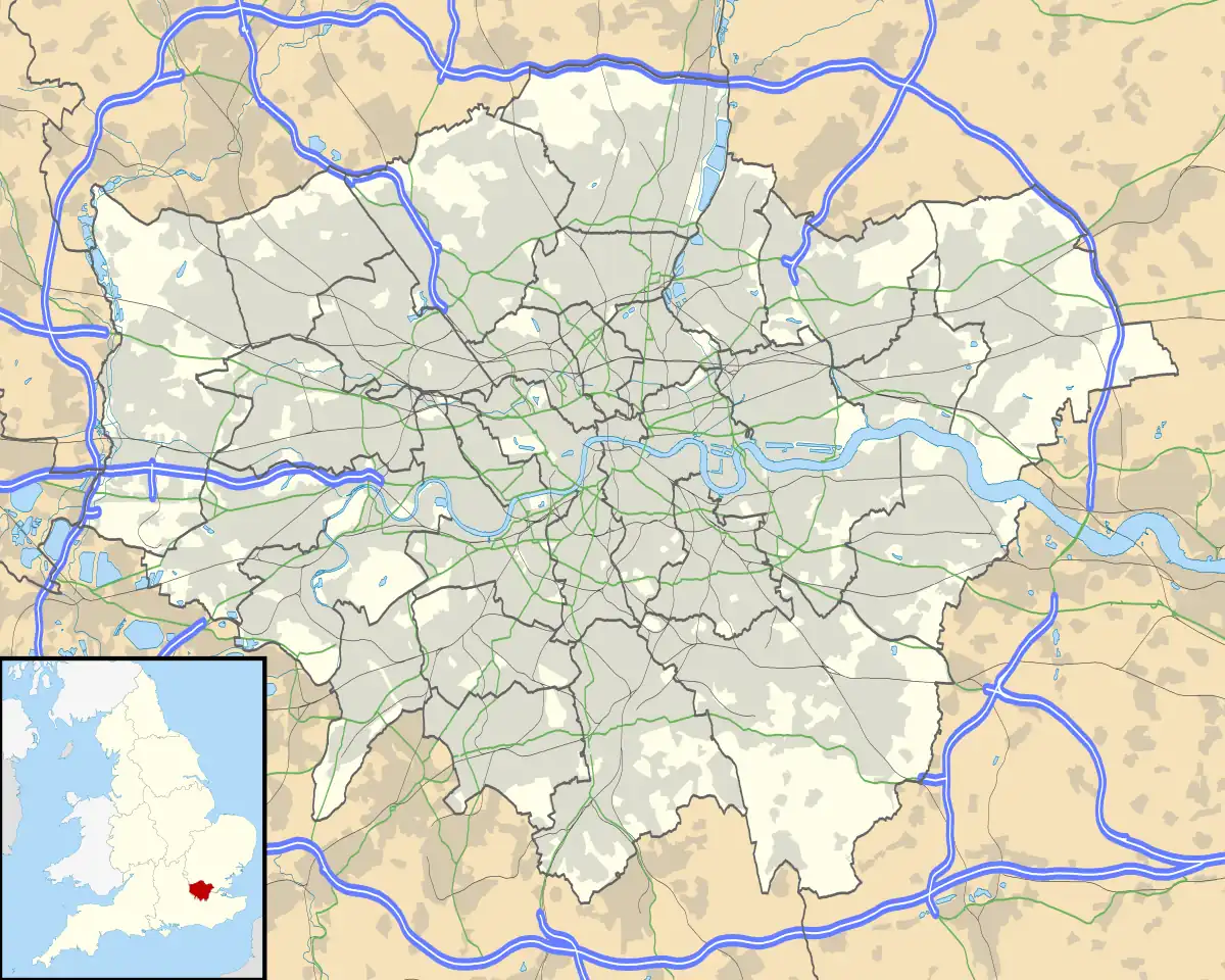 查令十字在Greater London的位置