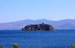 江川区境内抚仙湖孤山岛