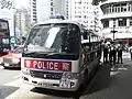 於2008年年中投入服務新款Toyota Coaster警察運員車，俗稱「豬籠車」