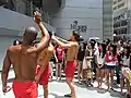 在香港銅鑼灣分店的宣傳活動
