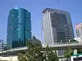 廉政公署大樓毗鄰嘉華國際中心、東區走廊