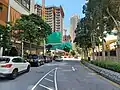 恒富街望向興建中之兆翠苑（2023年8月）
