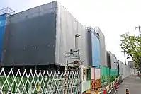 建設中的外觀（2018年4月）