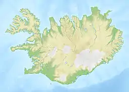 法格拉达尔火山在冰岛的位置