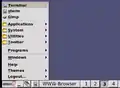 IceWM的开始菜单与Windows 95相似