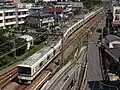 新宿方向橫渡線列車（2009年9月10日）
