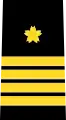 日本海上自衛隊一等海佐（上校）階級章