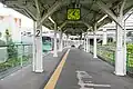 南武線月台（2021年6月）