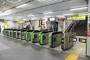 西口閘口（2022年8月）
