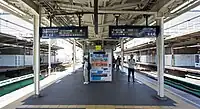 3、4號月台（中央·總武線、地下鐵東西線）（2021年4月）
