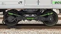 クハ7303的S-TR67ef無動力转向架