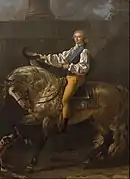 Equestrian portrait of Stanisław Kostka Potocki (1781)