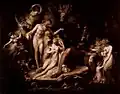 约翰·亨利希·菲斯利："Das Erwachen der Elfenkönigin Titania", 1775–1790