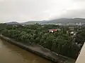 從大橋上眺望橘子洲站