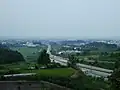 城端SA之高台可見礪波平野