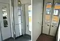 Urban Liner車廂內出入台燈與音響設備