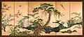 春夏花鳥圖 （推測）狩野永納（日语：）筆（左隻）