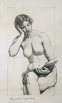 凯尼恩·考克斯（1896年）《裸體研究》
