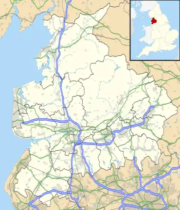 2022年至2023年英格蘭足球冠軍聯賽在蘭開夏郡的位置