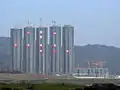 建築中的日出康城第1期首都及第2期領都（2008年3月）