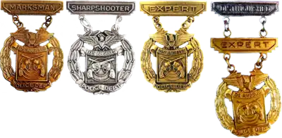 LAPD's marksmanship badges