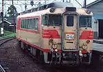 名古屋鐵道 KiHa8000系 阿爾卑斯特急 前往立山（1982年，寺田站）