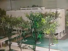 館內展覽的美駐南越大使館模型