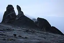 2015年沙巴地震后的京那峇鲁山