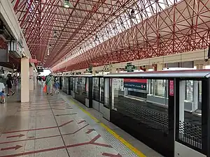 裕廊东站D站台（2020年9月）