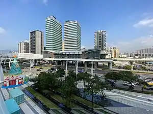 南港軟體園區站站體（2020年1月）