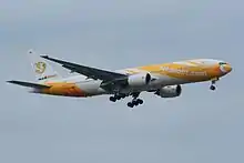 Nokscoot plane in flight