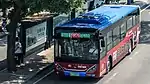 2021年6月行驶在运河桥南附近的26路