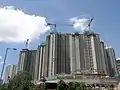 建築中的安達邨（2015年8月）