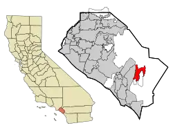 兰乔圣玛格丽塔Rancho Santa Margarita的位置
