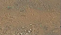 法厄同区地圖。戈耳貢混沌位於地圖頂端附近。