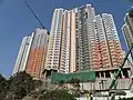 建築中之水泉澳邨2期（河泉樓及城泉樓）（2015年3月）