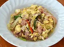 蛋炒酸肉（）