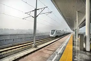 成灌铁路郫县西站越行线