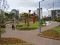 市內公園和高樓大廈