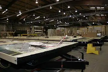 从框架开始施工建造。